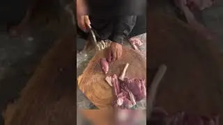 Best mutton cutting style | Fast mutton cutting | mutton cubes