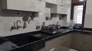 full modular kitchen with pocket friendly interior design