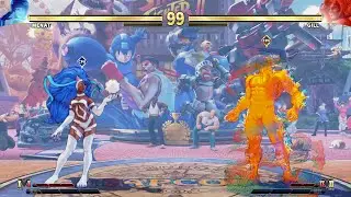 Capcom All-Stars: Felicia vs Pyron! SFV CPU vs CPU