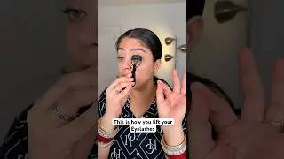 This is how you lift your eyelashes without using any fake eyelashes!!