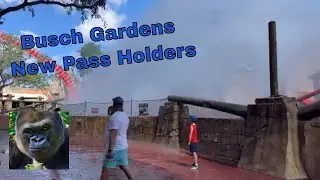Busch Gardens, Tampa - First Day as Pass Holders
