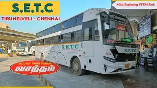 SETC VASANTHAM TRAVEL VLOG !! | H180 | 2x1 NON AC SEATER + SLEEPER | Nellai to Chennai  | Vlog #36