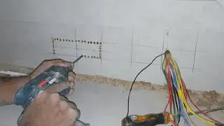 switch board cutting & switch board wiring #youtubeshorts#youtubevideo