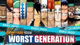 OPBR ALL WORST GENERATION TRAILER | ONE PIECE BOUNTY RUSH