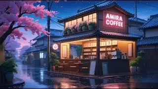 Lofi Music from Rainy 90s Shibuya Streets ☔ Chill Retro Japan Urban Study Beats