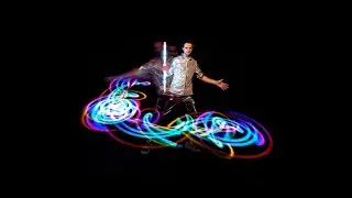 Pixel Programmed LED Levitation Wand Stage Act Edit - Fire Ninja Entertainment