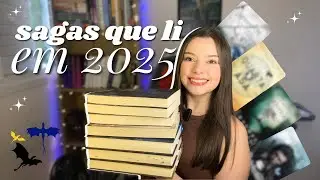 Sagas que iniciei e finalizei em 2025 e que quero dar continuidade📚✨