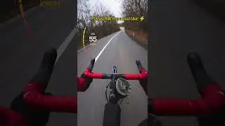 POV: 62 KM/H on a road bike! 🚀💨