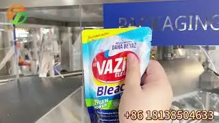 washing laundry powder stand up pouch doypack auto filling sealing machine