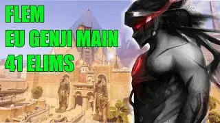 FLEM GENJI GAMEPLAY 41 ELIMS - PRO OVERWATCH SEASON 26