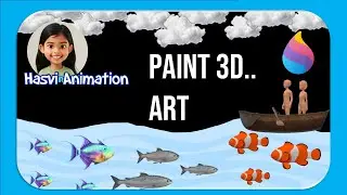 Paint 3D - Magic tools - Draw like a pro #paint #paint3d #3danimation #tutorial