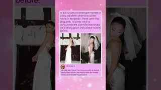 In 2021, Ariana Grande got married in a tiny, candlelit ceremony at her home in Montecito.