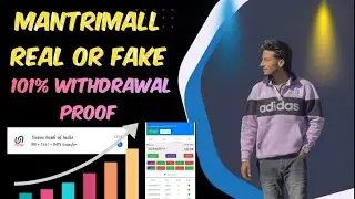 Mantri mall real or fake 👍🏻 // Withdrawal proof // mantrimall per refer 258₹ 😱 ✅✅🔥🔥