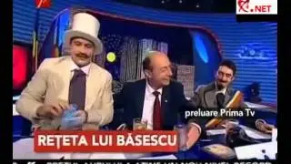Basescu la Carcotasi invata cum se bea wiskey