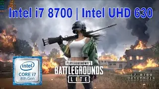 PUBG Lite Test on i7 8700 | Intel UHD Graphics 630