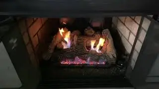 Monessen Berkley Oak Ventless Refractory Gas Logs