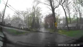 Spy Tec A118-C dashcam rain test sample footage