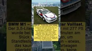 BMW M1 &ndash; 23 Minuten unter Volllast