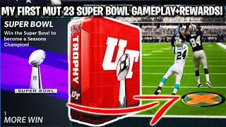 MY FIRST MADDEN 23 SUPER BOWL GAMEPLAY AND TROPHY PACK REWARD! | MADDEN 23 ULTIMATE TEAM