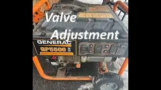 Регулировка клапанов на генераторе Generac мощностью 5500 Вт.