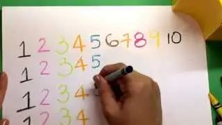 crayola drawing numbers coloring by Toys for Kids Co