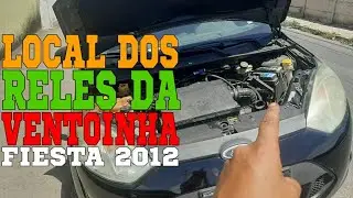 LOCALIZAÇÃO DOS RELES DA VENTOINHA FIESTA 1.6 ANO 2012
