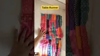table runner #diy #sewing #tablerunner #doormat #oldclothesreuse