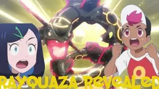Roy Owns A Shiny RAYQUAZA!!! Pok&eacute;mon Horizons Review!!
