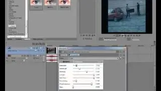 How to make spy camera effect in sony vegas