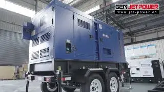 Silent box 150Kva water cooling trailer diesel generator