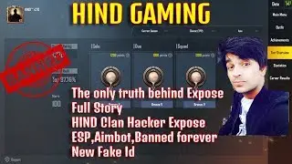 HIND GAMING Noob Account Banned | Exposed by H&yen;DRA GURU & Bi Clan | Caught Cheating in PUBG Mobile