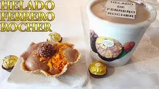 COMO HACER HELADO FERRERO ROCHER Receta Original La Mejor Receta