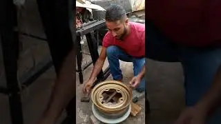Coloca&ccedil;&atilde;o de presilhas da roda de Kombi ou fusca