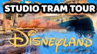 [4K] DISNEYLAND PARIS - STUDIO TRAM TOUR ON-RIDE (CLOSED RIDE)