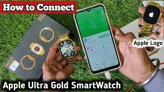 A8 Ultra Gold Smart Watch Connect To Phone | Ultra Gold Smart watch
