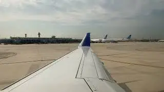 United Express ERJ-175 Takeoff from O'Hare Runway 9R