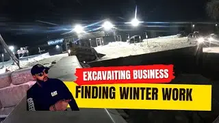 Excavating Business | Winter Work #vlogs #entrepreneur