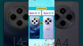 Redmi 14c 4G vs Redmi A4 5G | 4s Gen 2 vs Helio G81