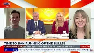 Time to ban running of the bulls? | Rose Patterson on GB News | 7 July 2025