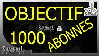 OBJECTIF 1000 ABONNES POUR 2019