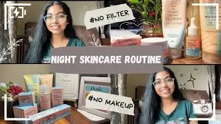 Night Skincare Routine l Korean Glass Skin l Glamveda Rice and Ceramide Face Care Kit l Glowing Skin