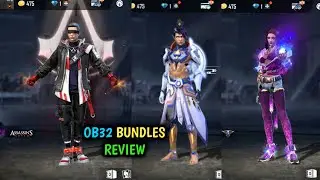 OB32 ALL BUNDLES REVIEW FREE FIRE | UPCOMING ALL BUNDLES REVIEW 2022 | OB32 UPDATE BUNDLES |