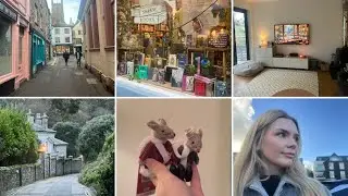 My first Christmas since moving to Cornwall 🎄✨ Christmas Decor Shopping & Exploring 