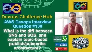Q130 What is the diff between SNS and SQS, and explain topic-based publish/subscribe architecture?