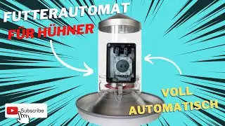 Hühner richtig füttern - Futterautomat - voll automatisch - Urlaub mit Hühnern #chicken #feeder