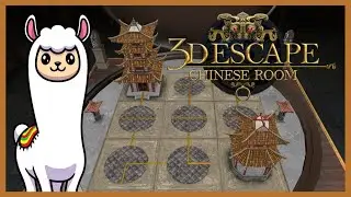 Ich MUSS aus einem CHINESISCHEN RAUM entkommen - 3DESCAPE Chinese Room #escaperoom