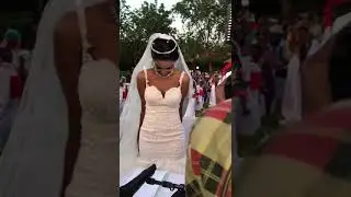 Bisou en mariage