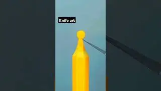 Stunning art with knife 🔪 #shorts #shortvideo #knifeskills #artandcraft