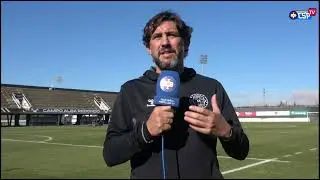 Sala de prensa. Atlético Albacete  🆚 Calvo Sotelo Puertollano C.F. Declaraciones de Javi Sánchez.