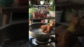 Crispy Pata Hack to Prevent Oil Splatter #food #foodie #shorts #shortsvideo